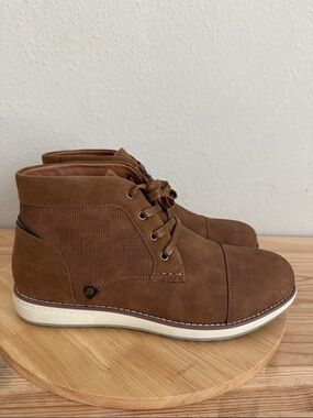 Vance Co Mens Austin Flat Heel Chukka Boots